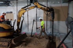 Screw Piling Solutions Mingara Leisure Centre Excavator