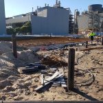 Commercial screw pilings - Banksmeadow, Anderson St