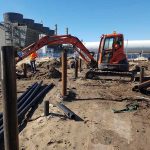 Commercial screw pilings - Banksmeadow, Anderson St