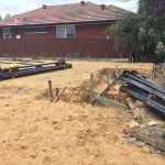 residential screw pilings - drummoyne